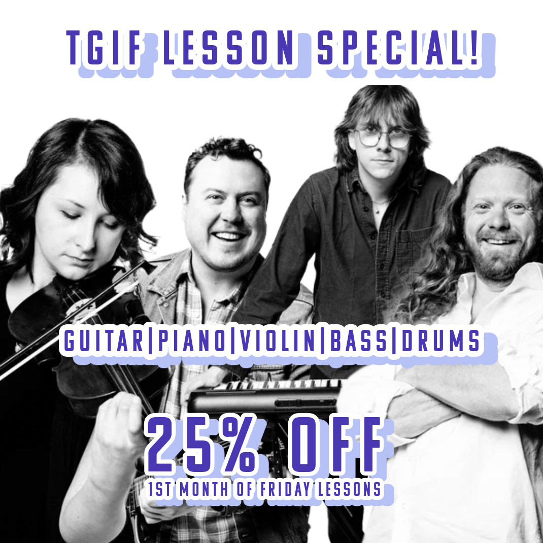 TGIF Special: 25% Off Friday Music Lessons
