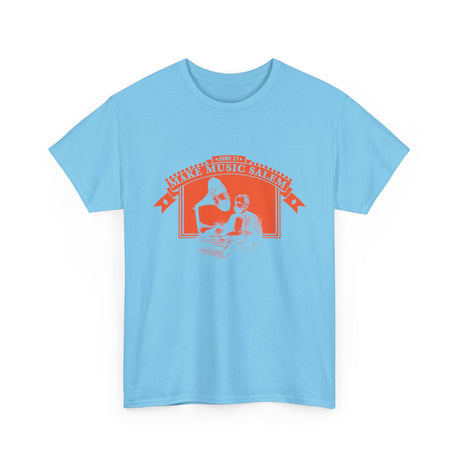 Make Music Day Salem Turntable Orange Logo T-Shirt T-Shirt Printify - RiverCity Rockstar Academy Music Store, Salem Keizer Oregon