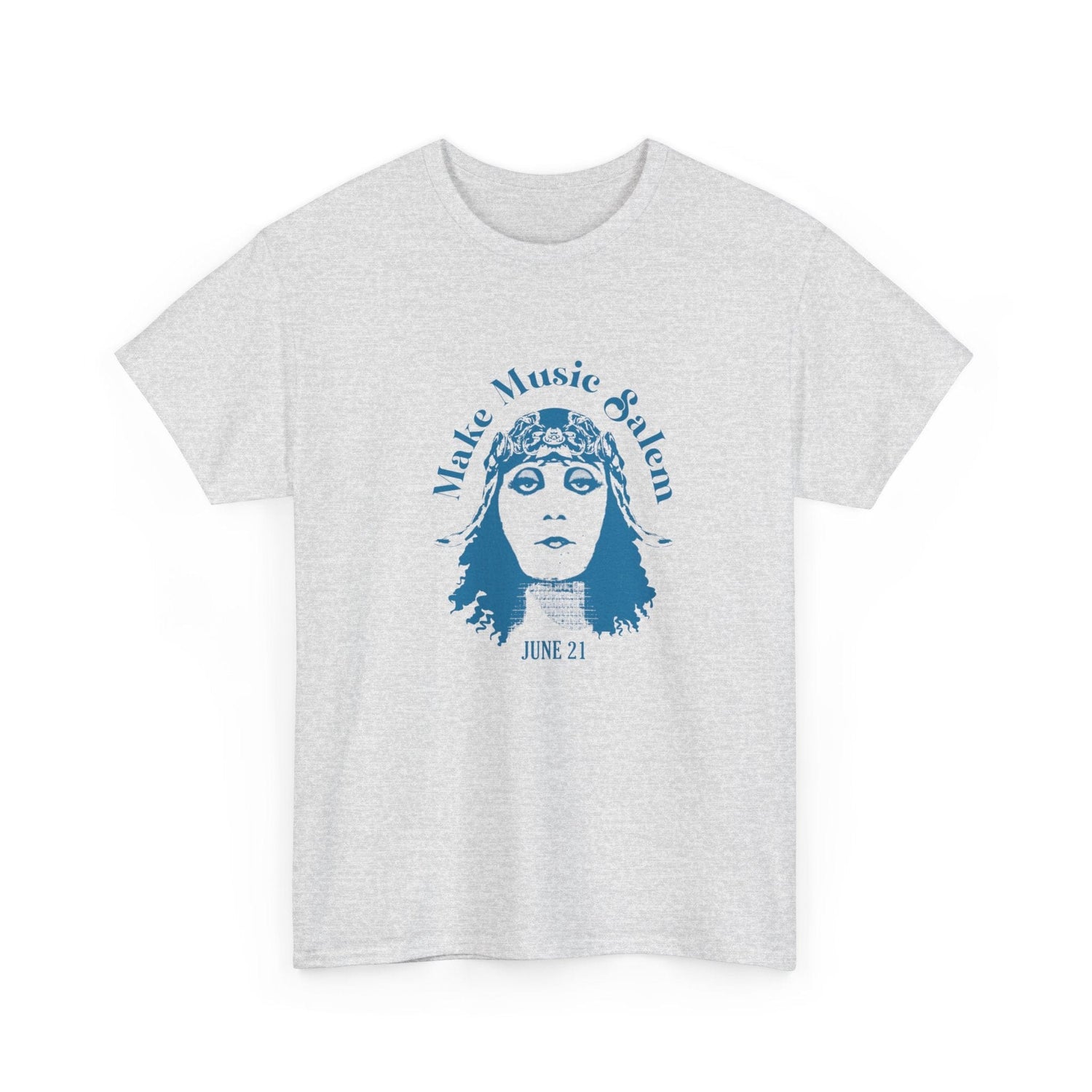 Make Music Day Salem Elsinore Girl Blue Logo T-Shirt T-Shirt Printify - RiverCity Rockstar Academy Music Store, Salem Keizer Oregon