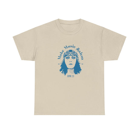 Make Music Day Salem Elsinore Girl Blue Logo T-Shirt T-Shirt Printify - RiverCity Rockstar Academy Music Store, Salem Keizer Oregon