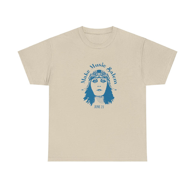 Make Music Day Salem Elsinore Girl Blue Logo T-Shirt T-Shirt Printify - RiverCity Rockstar Academy Music Store, Salem Keizer Oregon