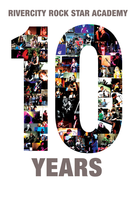 RiverCity 10th Anniversary Poster 11"x17" Apparel RiverCity Rock Star Academy Music Store - RiverCity Rockstar Academy Music Store, Salem Keizer Oregon