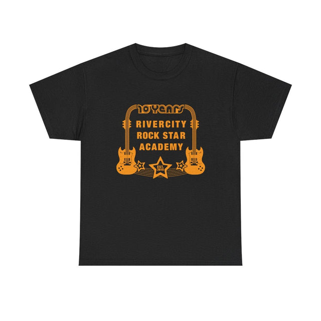 RiverCity 10 Year Anniversary T-Shirts (Black) Apparel RiverCity Music Store - RiverCity Rockstar Academy Music Store, Salem Keizer Oregon