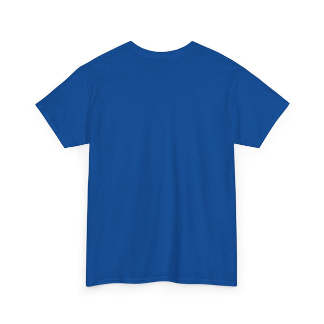 White Make Music Day Salem Sun Guitar Logo T-Shirt featuring vibrant musical theme design