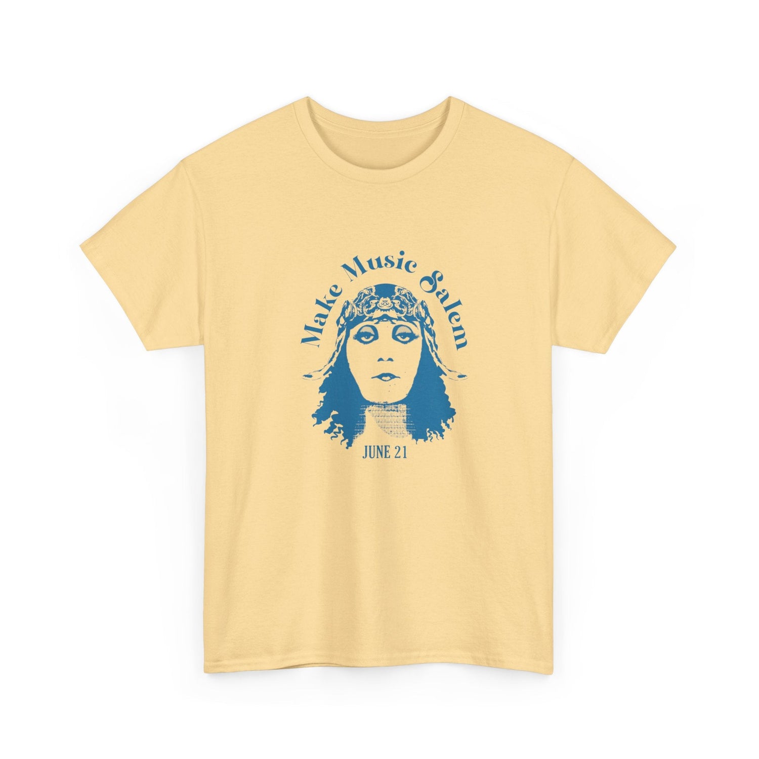 Make Music Day Salem Elsinore Girl Blue Logo T-Shirt T-Shirt Printify - RiverCity Rockstar Academy Music Store, Salem Keizer Oregon