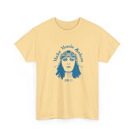 Make Music Day Salem Elsinore Girl Blue Logo T-Shirt T-Shirt Printify - RiverCity Rockstar Academy Music Store, Salem Keizer Oregon