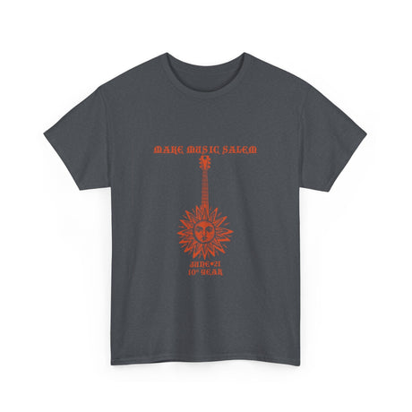 Make Music Day Salem Sun Guitar Orange Logo T-Shirt T-Shirt Printify - RiverCity Rockstar Academy Music Store, Salem Keizer Oregon