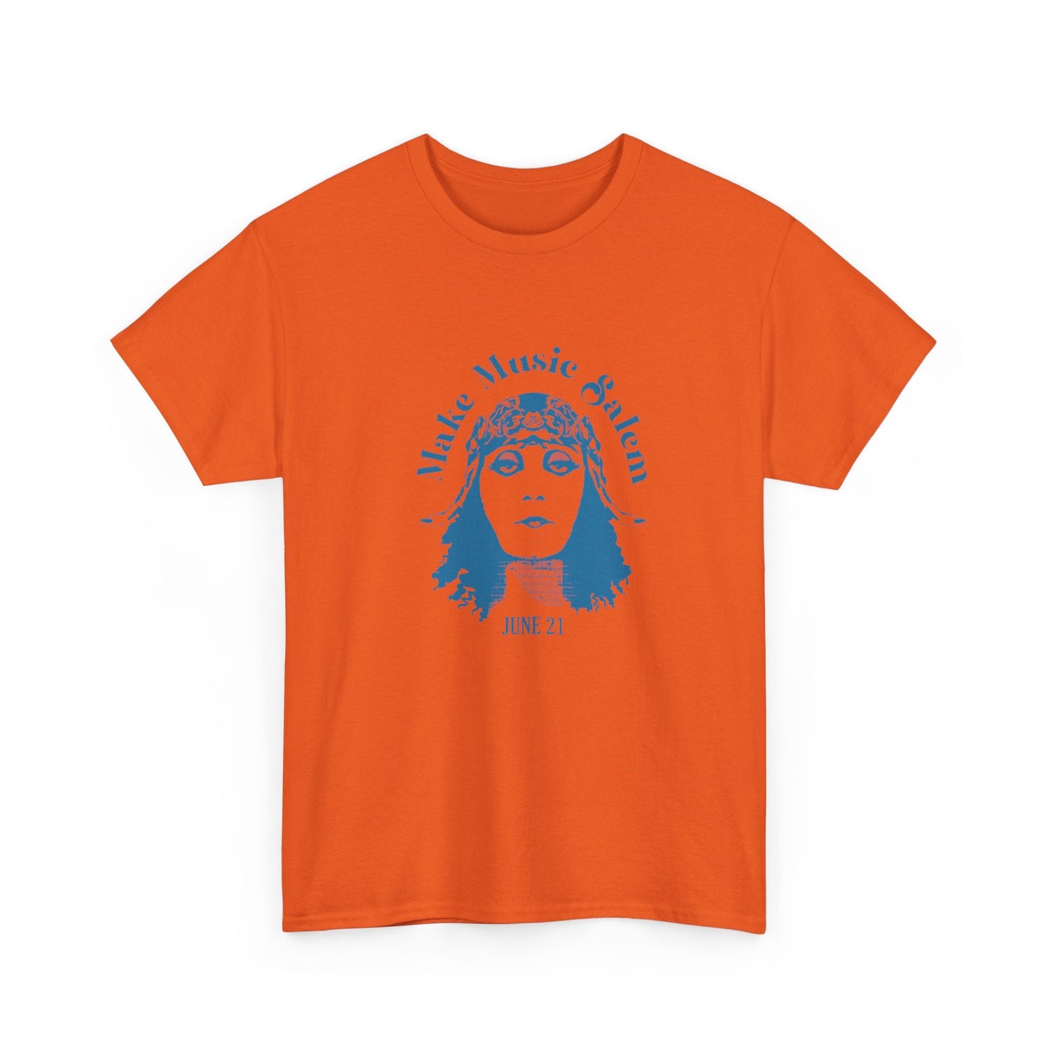 Make Music Day Salem Elsinore Girl Blue Logo T-Shirt T-Shirt Printify - RiverCity Rockstar Academy Music Store, Salem Keizer Oregon