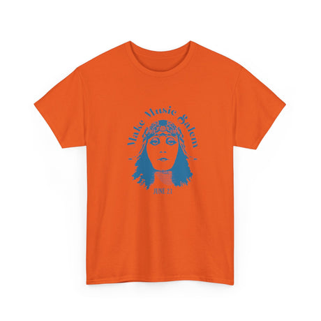 Make Music Day Salem Elsinore Girl Blue Logo T-Shirt T-Shirt Printify - RiverCity Rockstar Academy Music Store, Salem Keizer Oregon