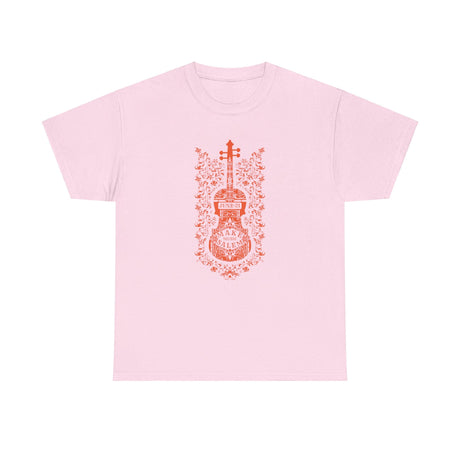 Make Music Salem Floral Violin T-Shirt T-Shirt Printify - RiverCity Rockstar Academy Music Store, Salem Keizer Oregon