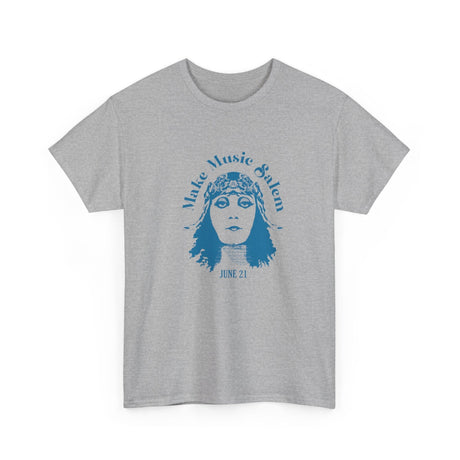 Make Music Day Salem Elsinore Girl Blue Logo T-Shirt T-Shirt Printify - RiverCity Rockstar Academy Music Store, Salem Keizer Oregon