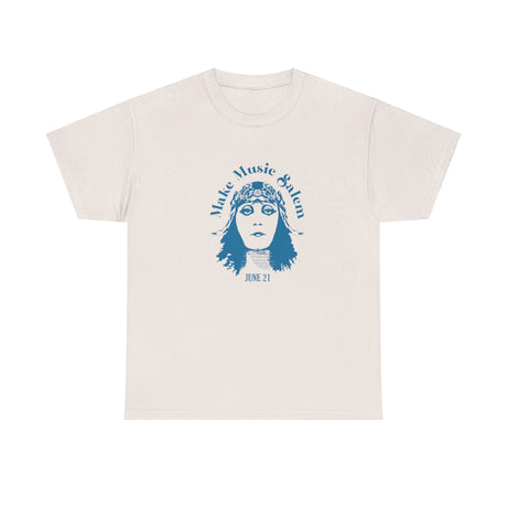 Make Music Day Salem Elsinore Girl Blue Logo T-Shirt T-Shirt Printify - RiverCity Rockstar Academy Music Store, Salem Keizer Oregon