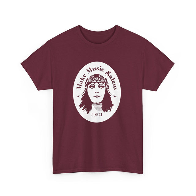 Make Music Day Salem Elsinore Girl White Logo T-Shirt T-Shirt Printify - RiverCity Rockstar Academy Music Store, Salem Keizer Oregon