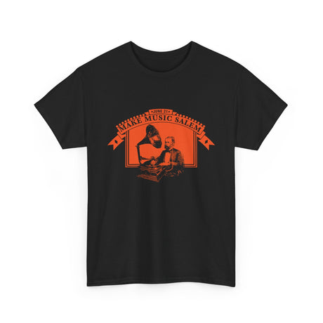 Make Music Day Salem Turntable Orange Logo T-Shirt T-Shirt Printify - RiverCity Rockstar Academy Music Store, Salem Keizer Oregon