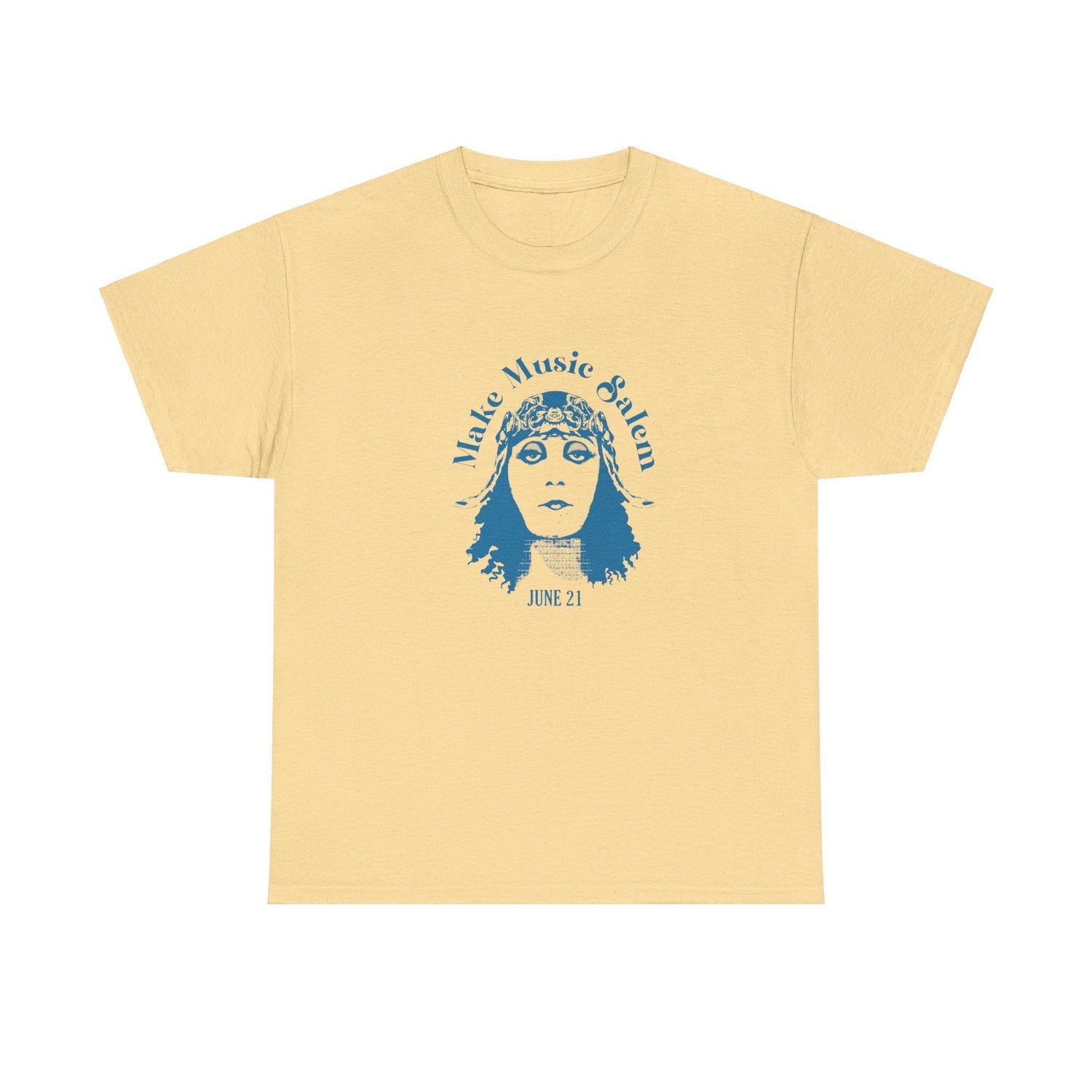 Make Music Day Salem Elsinore Girl Blue Logo T-Shirt T-Shirt Printify - RiverCity Rockstar Academy Music Store, Salem Keizer Oregon