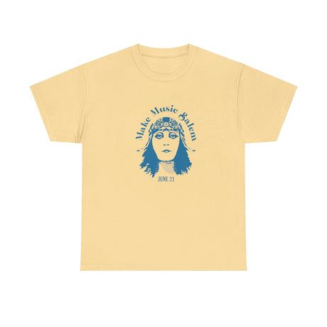 Make Music Day Salem Elsinore Girl Blue Logo T-Shirt T-Shirt Printify - RiverCity Rockstar Academy Music Store, Salem Keizer Oregon