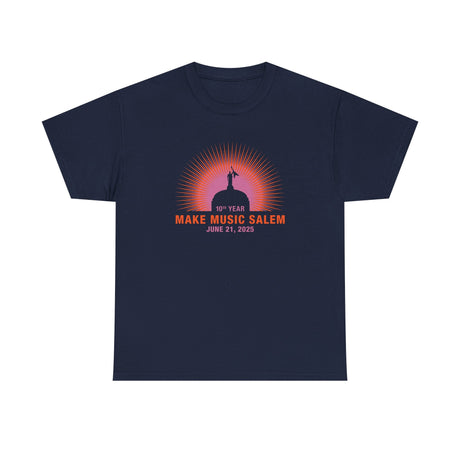 Make Music Day Salem Capital Sunset T-Shirt T-Shirt Printify - RiverCity Rockstar Academy Music Store, Salem Keizer Oregon