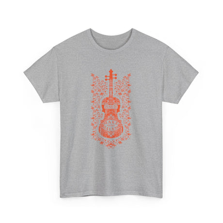 Make Music Salem Floral Violin T-Shirt T-Shirt Printify - RiverCity Rockstar Academy Music Store, Salem Keizer Oregon