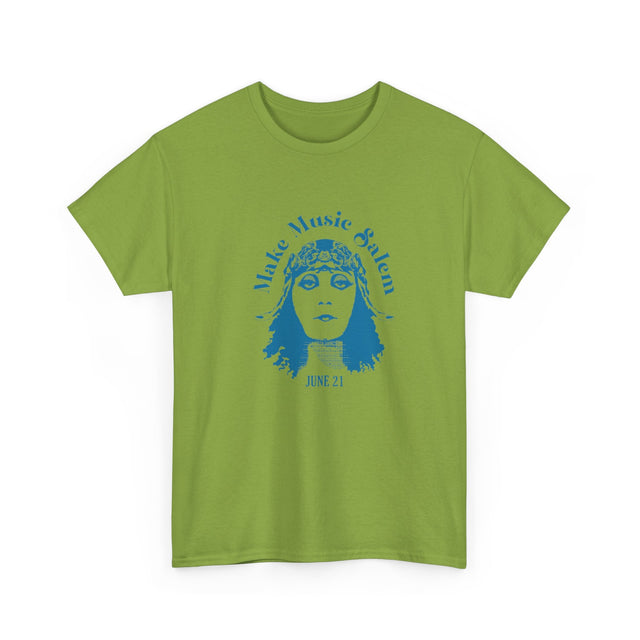 Make Music Day Salem Elsinore Girl Blue Logo T-Shirt T-Shirt Printify - RiverCity Rockstar Academy Music Store, Salem Keizer Oregon
