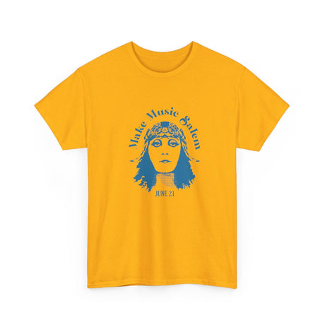 Make Music Day Salem Elsinore Girl Blue Logo T-Shirt T-Shirt Printify - RiverCity Rockstar Academy Music Store, Salem Keizer Oregon