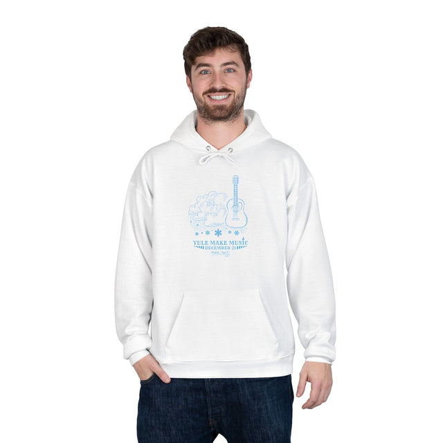 Yule Make Music Pullover Hoodie Sweatshirt Hoodie Printify - RiverCity Rockstar Academy Music Store, Salem Keizer Oregon