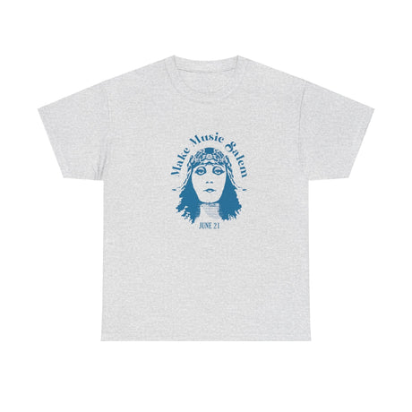 Make Music Day Salem Elsinore Girl Blue Logo T-Shirt T-Shirt Printify - RiverCity Rockstar Academy Music Store, Salem Keizer Oregon
