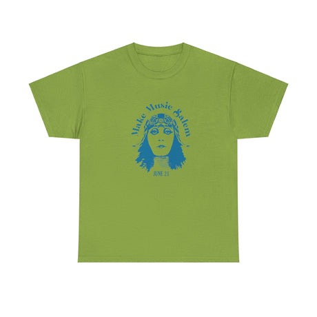 Make Music Day Salem Elsinore Girl Blue Logo T-Shirt T-Shirt Printify - RiverCity Rockstar Academy Music Store, Salem Keizer Oregon