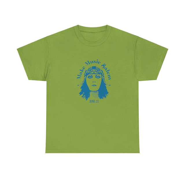 Make Music Day Salem Elsinore Girl Blue Logo T-Shirt T-Shirt Printify - RiverCity Rockstar Academy Music Store, Salem Keizer Oregon