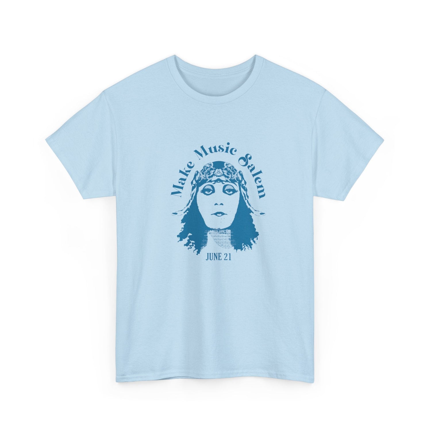 Make Music Day Salem Elsinore Girl Blue Logo T-Shirt T-Shirt Printify - RiverCity Rockstar Academy Music Store, Salem Keizer Oregon
