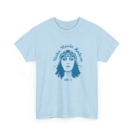 Make Music Day Salem Elsinore Girl Blue Logo T-Shirt T-Shirt Printify - RiverCity Rockstar Academy Music Store, Salem Keizer Oregon