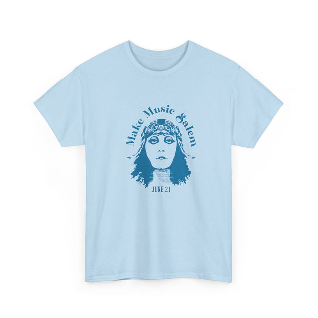 Make Music Day Salem Elsinore Girl Blue Logo T-Shirt T-Shirt Printify - RiverCity Rockstar Academy Music Store, Salem Keizer Oregon