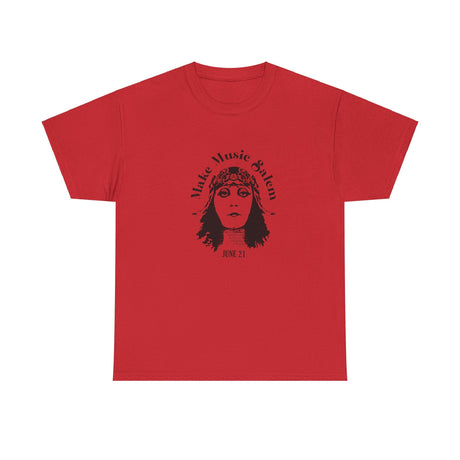 Make Music Salem Elsinore Girl T-Shirt T-Shirt Printify - RiverCity Rockstar Academy Music Store, Salem Keizer Oregon