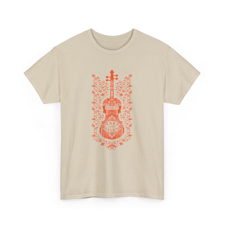 Make Music Salem Floral Violin T-Shirt T-Shirt Printify - RiverCity Rockstar Academy Music Store, Salem Keizer Oregon