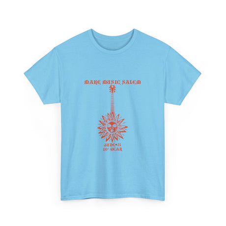 Make Music Day Salem Sun Guitar Orange Logo T-Shirt T-Shirt Printify - RiverCity Rockstar Academy Music Store, Salem Keizer Oregon