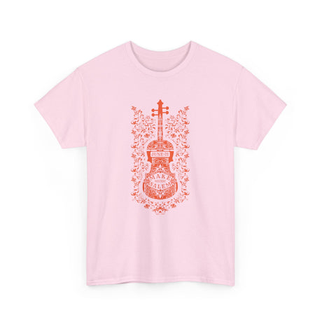 Make Music Salem Floral Violin T-Shirt T-Shirt Printify - RiverCity Rockstar Academy Music Store, Salem Keizer Oregon