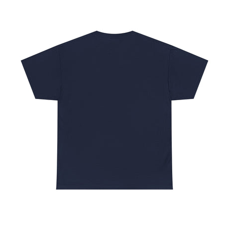 Make Music Day Salem Guitar Guy White Logo T-Shirt showcasing vibrant musical event branding and stylish casual wear for music enthusiasts