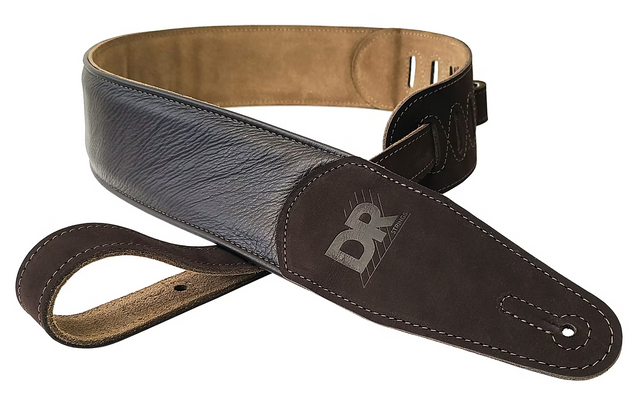 DR Butter-Soft Brown Padded Guitar or Bass Strap Straps DR Strings - RiverCity Rockstar Academy Music Store, Salem Keizer Oregon