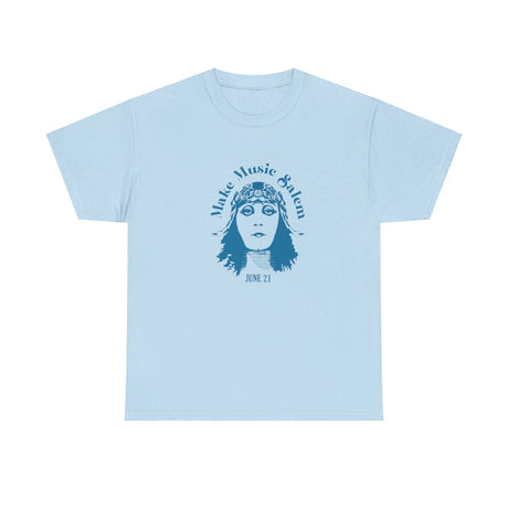 Make Music Day Salem Elsinore Girl Blue Logo T-Shirt T-Shirt Printify - RiverCity Rockstar Academy Music Store, Salem Keizer Oregon