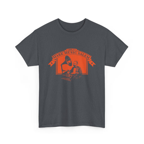 Make Music Day Salem Turntable Orange Logo T-Shirt T-Shirt Printify - RiverCity Rockstar Academy Music Store, Salem Keizer Oregon