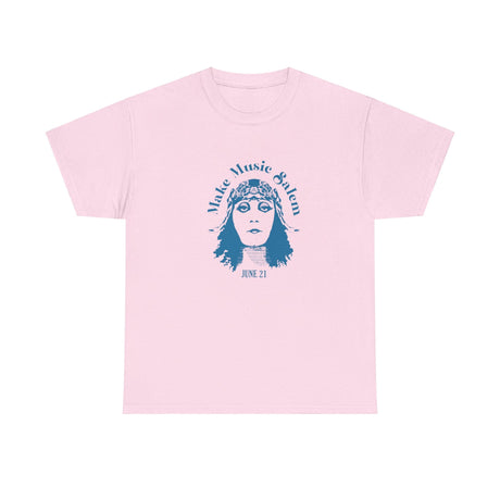 Make Music Day Salem Elsinore Girl Blue Logo T-Shirt T-Shirt Printify - RiverCity Rockstar Academy Music Store, Salem Keizer Oregon