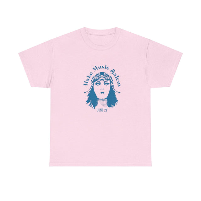 Make Music Day Salem Elsinore Girl Blue Logo T-Shirt T-Shirt Printify - RiverCity Rockstar Academy Music Store, Salem Keizer Oregon