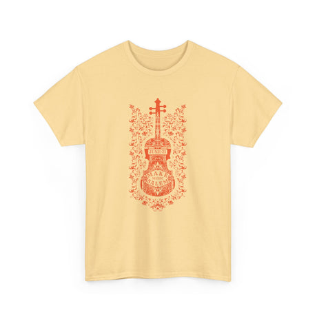 Make Music Salem Floral Violin T-Shirt T-Shirt Printify - RiverCity Rockstar Academy Music Store, Salem Keizer Oregon