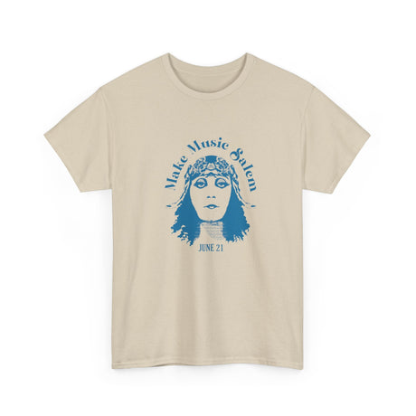 Make Music Day Salem Elsinore Girl Blue Logo T-Shirt T-Shirt Printify - RiverCity Rockstar Academy Music Store, Salem Keizer Oregon