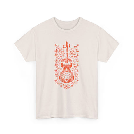 Make Music Salem Floral Violin T-Shirt T-Shirt Printify - RiverCity Rockstar Academy Music Store, Salem Keizer Oregon