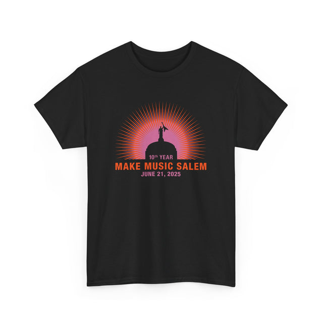 Make Music Day Salem Capital Sunset T-Shirt T-Shirt Printify - RiverCity Rockstar Academy Music Store, Salem Keizer Oregon