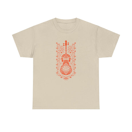 Make Music Salem Floral Violin T-Shirt T-Shirt Printify - RiverCity Rockstar Academy Music Store, Salem Keizer Oregon