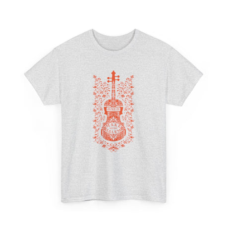 Make Music Salem Floral Violin T-Shirt T-Shirt Printify - RiverCity Rockstar Academy Music Store, Salem Keizer Oregon