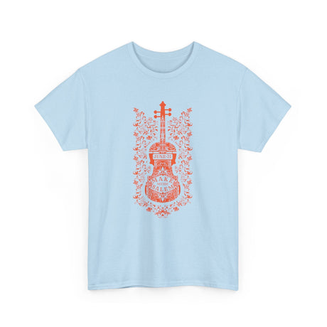 Make Music Salem Floral Violin T-Shirt T-Shirt Printify - RiverCity Rockstar Academy Music Store, Salem Keizer Oregon