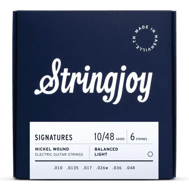 Stringjoy 10-48 Balanced Light Gauge Signatures - Nickel Wound Electric Guitar Strings Electric Guitar Strings Stringjoy - RiverCity Rockstar Academy Music Store, Salem Keizer Oregon