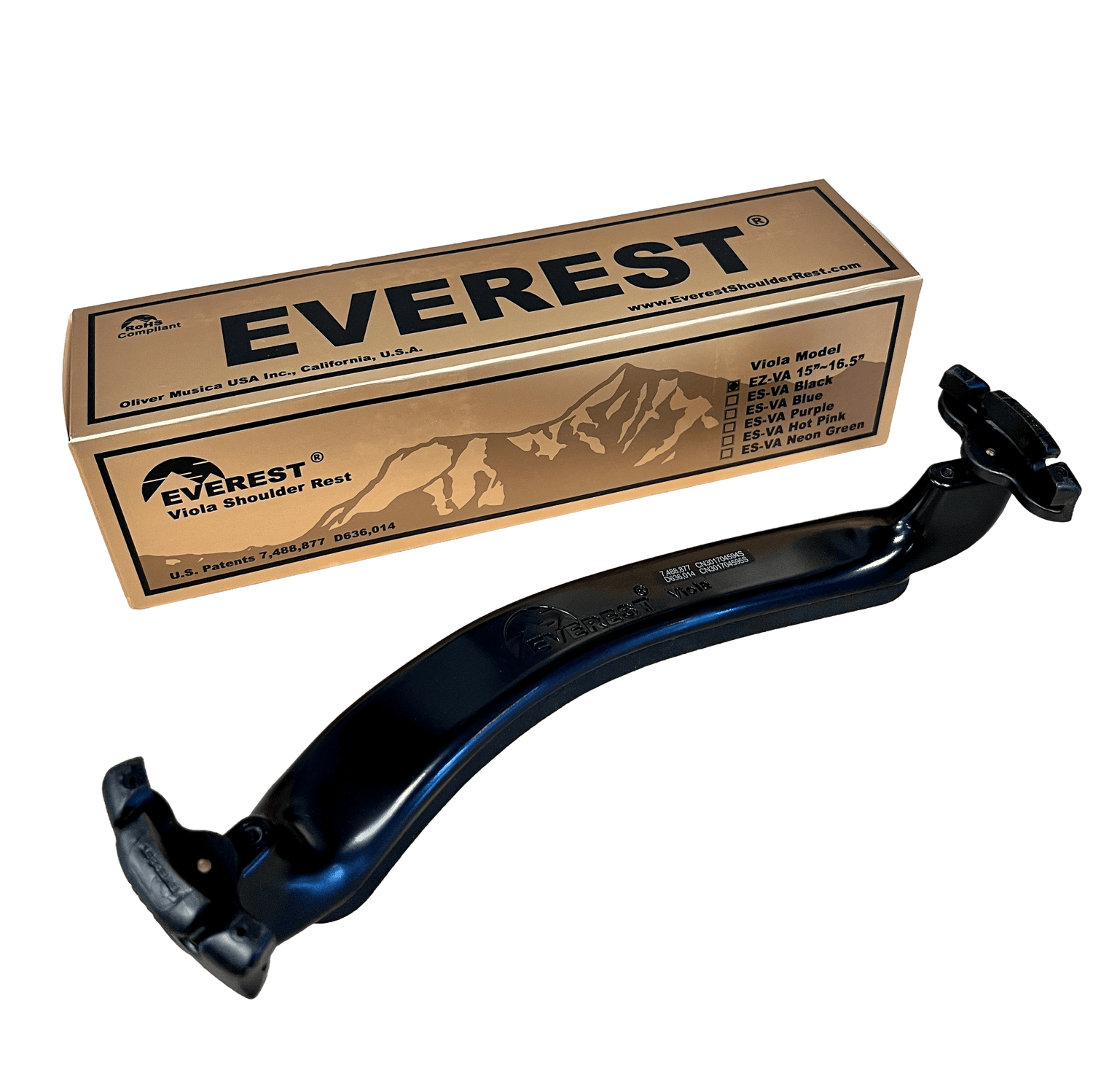 Everest Viola Shoulder Rest Violin Accessories Everest - RiverCity Rockstar Academy Music Store, Salem Keizer Oregon